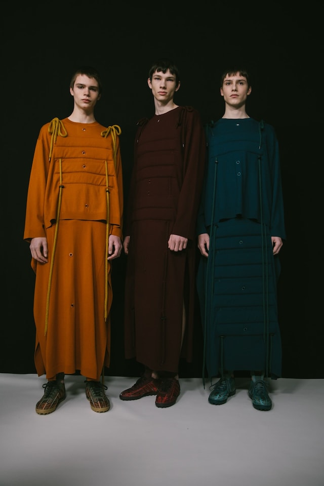Backstage at Craig Green paris mesnwear fashion week aw20 13 12