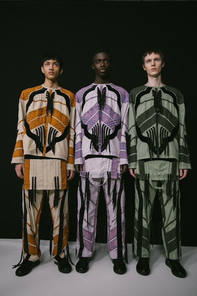 Backstage at Craig Green paris mesnwear fashion week aw20 25 24
