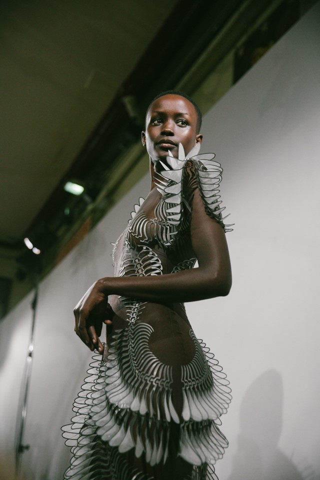 Backstage at Iris Van Herpen Couture SS20 | Dazed