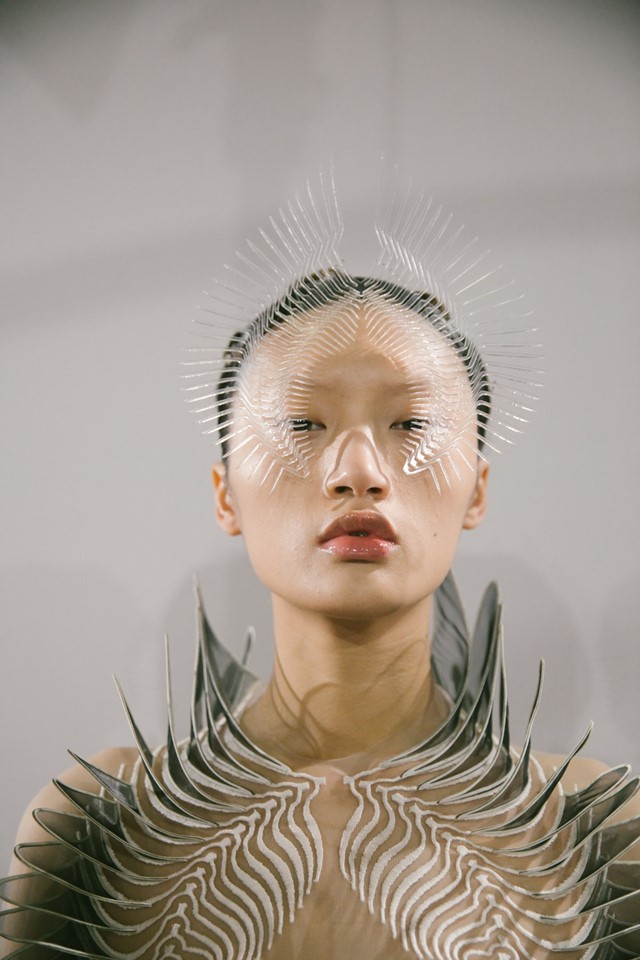 Backstage at Iris Van Herpen Couture SS20 | Dazed