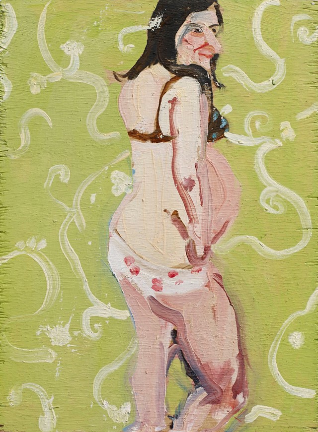 Chantal Joffe, “Self-Portrait Pregnant” (2004)