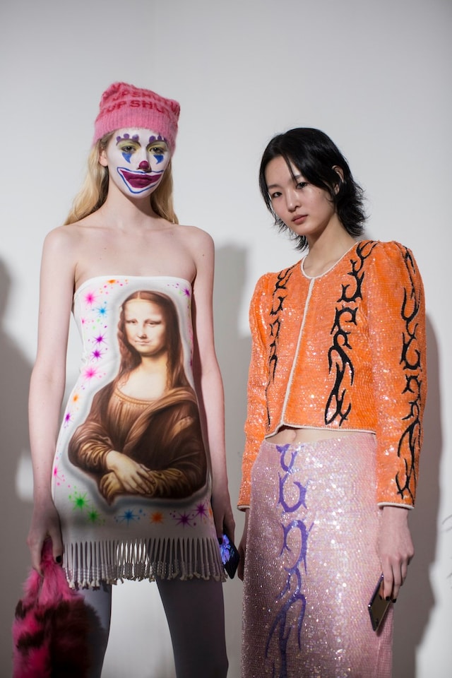 Backstage at the AW20 Ashley Williams show womenswear 1 0