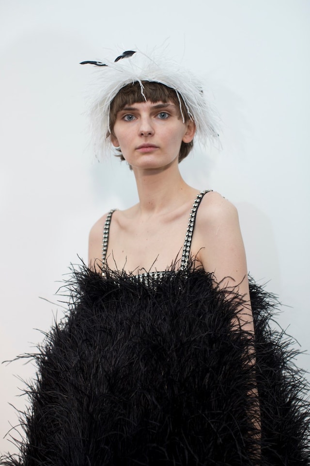 Backstage at the AW20 Ashley Williams show womenswear 2 1