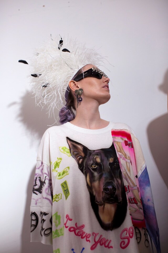 Backstage at the AW20 Ashley Williams show womenswear 3 2