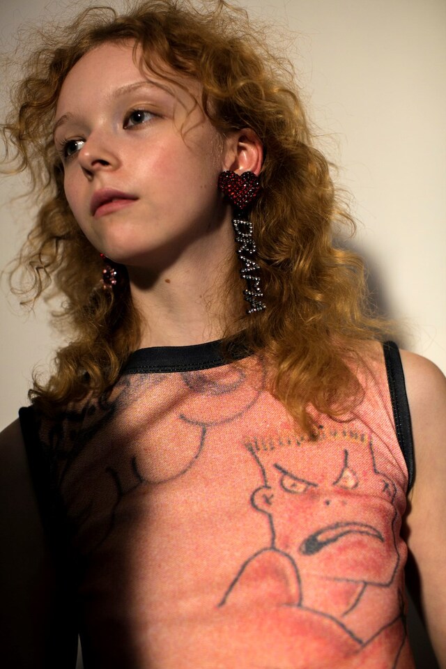 Backstage at the AW20 Ashley Williams show womenswear 22 21