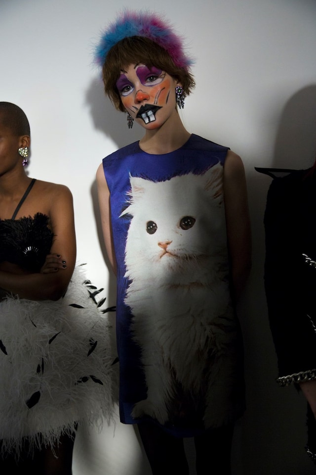 Backstage at the AW20 Ashley Williams show womenswear 26 25