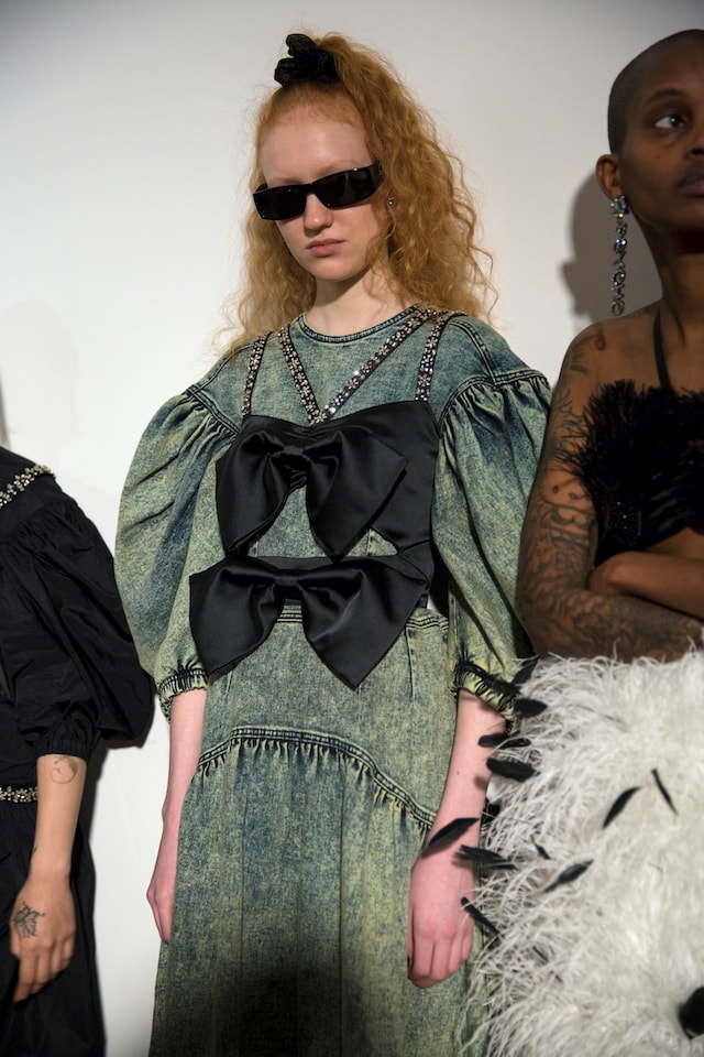 Backstage at the AW20 Ashley Williams show womenswear 27 26