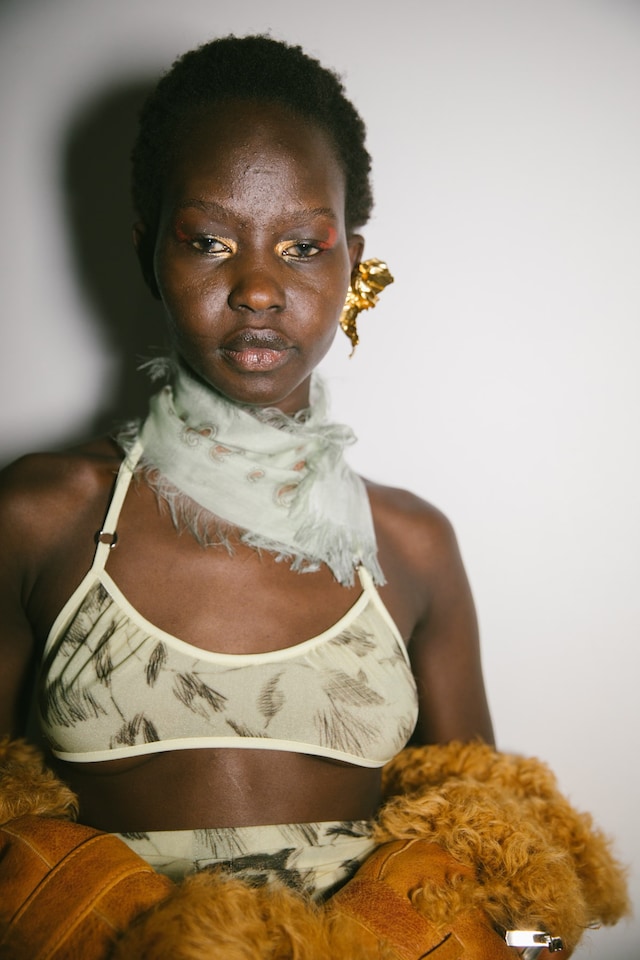 Backstage at the AW20 Charlotte Knowles Choul womenswear 4 3