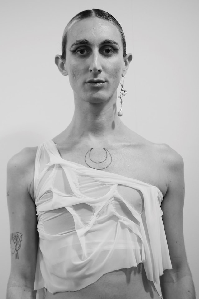 Backstage at the AW20 Di Petsa fashion show 3