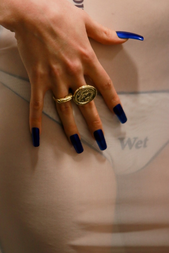Backstage at the AW20 Di Petsa fashion show 9