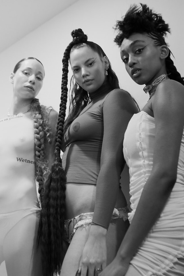 Backstage at the AW20 Di Petsa fashion show 12
