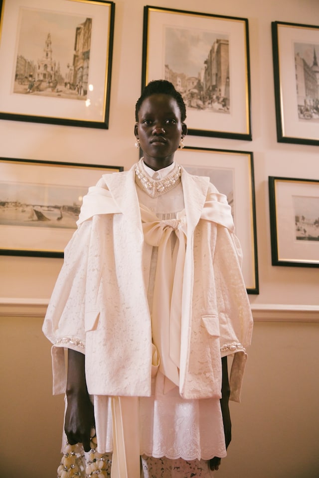 Backstage at the AW20 Simone Rocha fashion show LFW 1