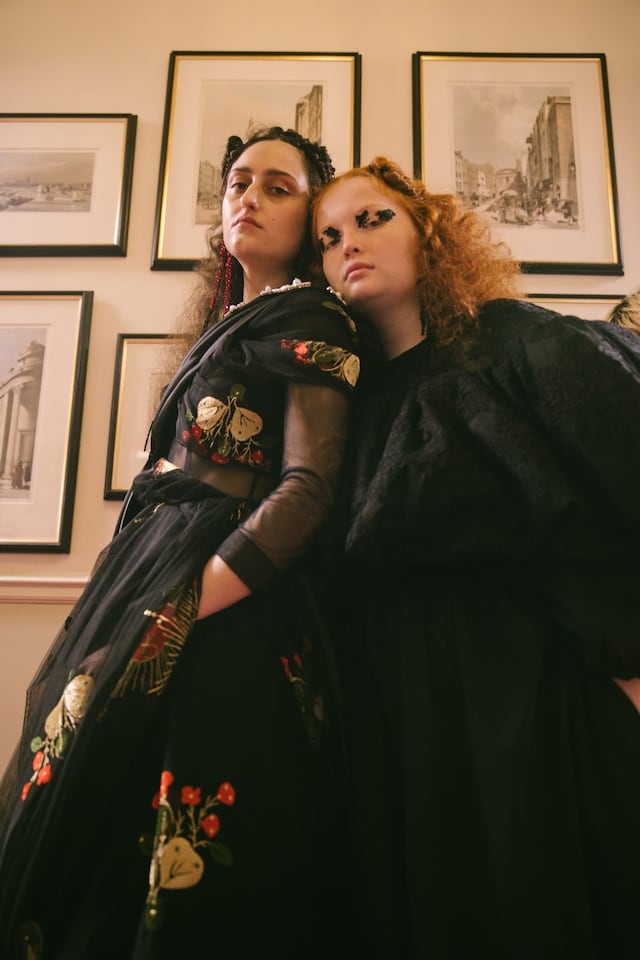 Backstage at the AW20 Simone Rocha fashion show LFW 3