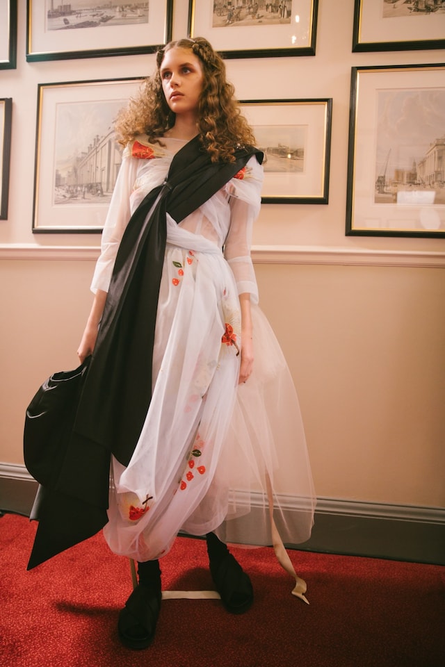 Backstage at the AW20 Simone Rocha fashion show LFW 11