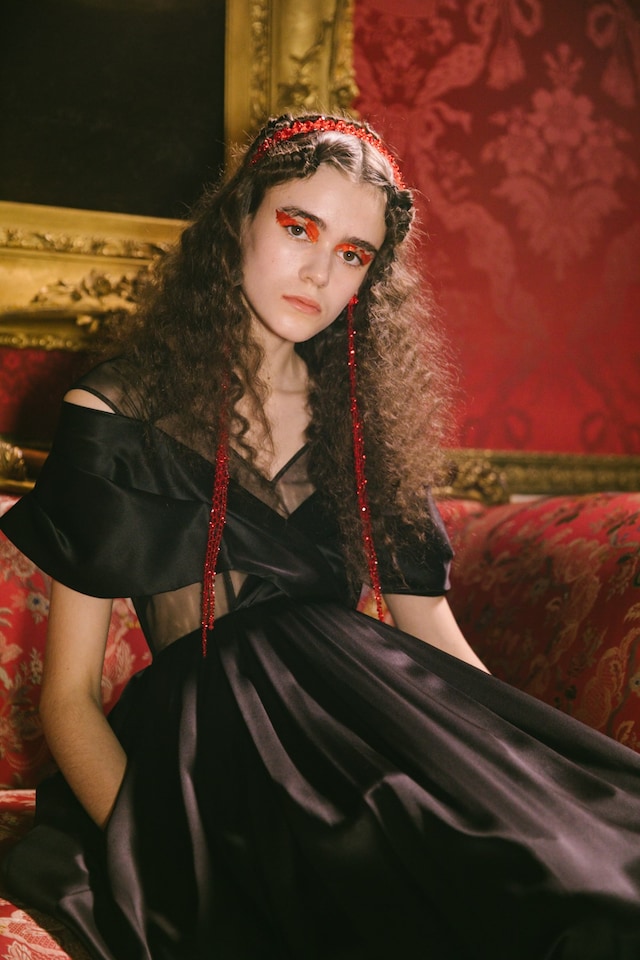 Backstage at the AW20 Simone Rocha fashion show LFW 26