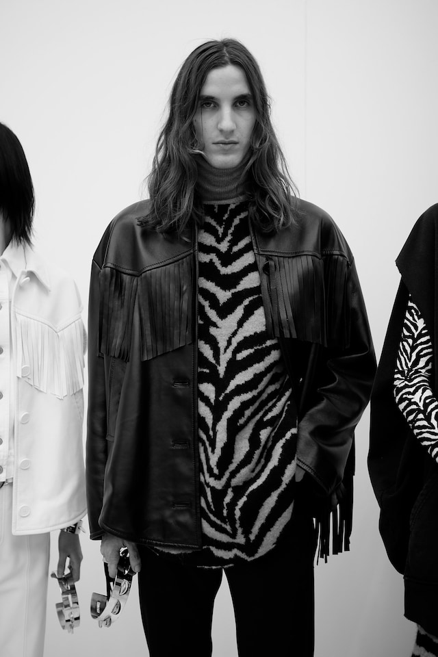 Backstage at the AW20 MM6 Maison Margiela fashion show 3 2