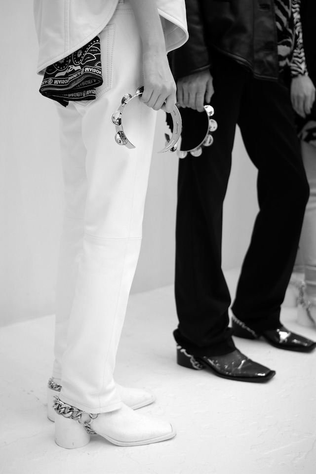 Backstage at the AW20 MM6 Maison Margiela fashion show 4 3