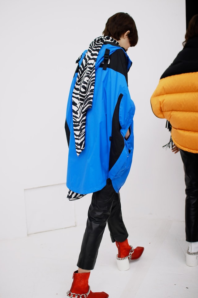 Backstage at the AW20 MM6 Maison Margiela fashion show 8 7