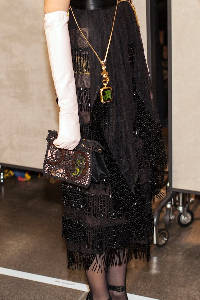 Backstage at the AW20 Fendi fashion show 24 23