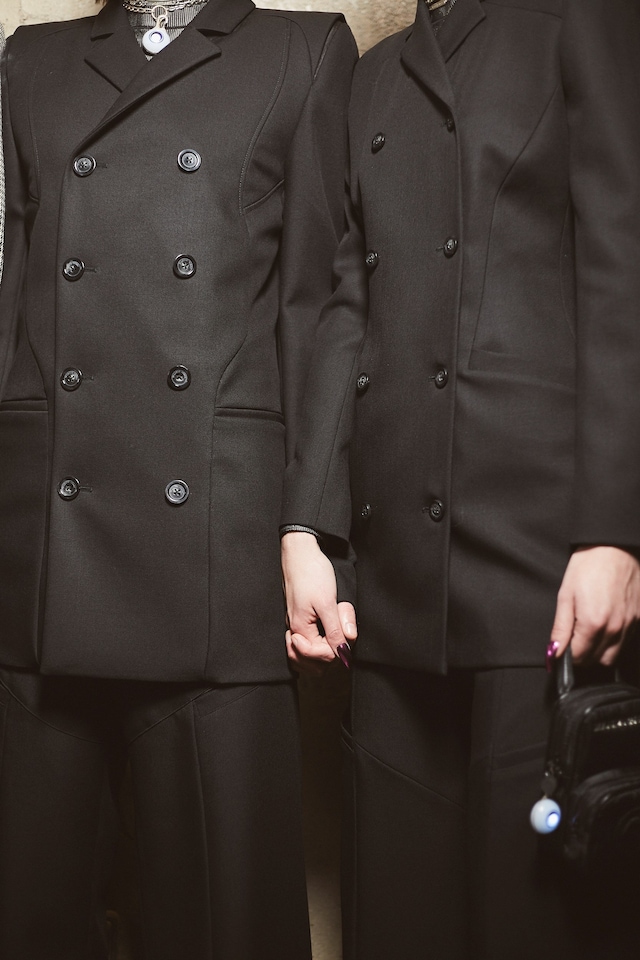 Backstage at the AW20 Marine Serre fashion show 7 6