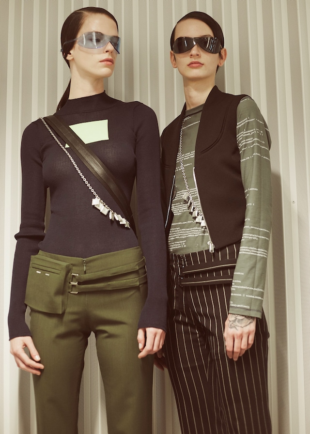 Backstage at the AW20 Coperni fashion show womenswear pfw 2 1