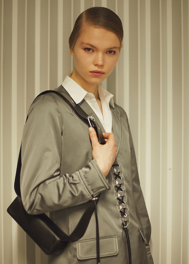 Backstage at the AW20 Coperni fashion show womenswear pfw 12 11