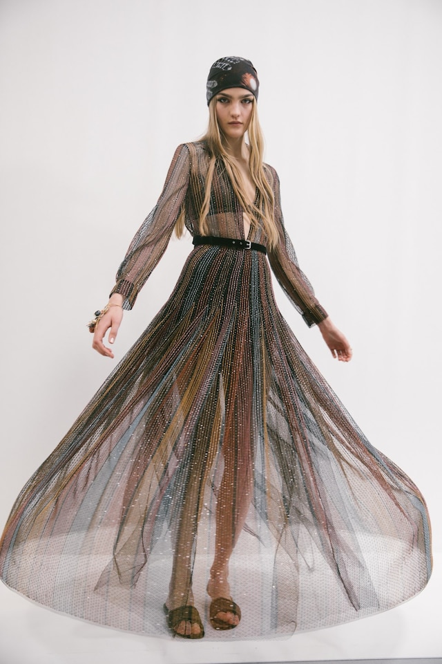 Backstage at the AW20 Dior fashion show 3 2