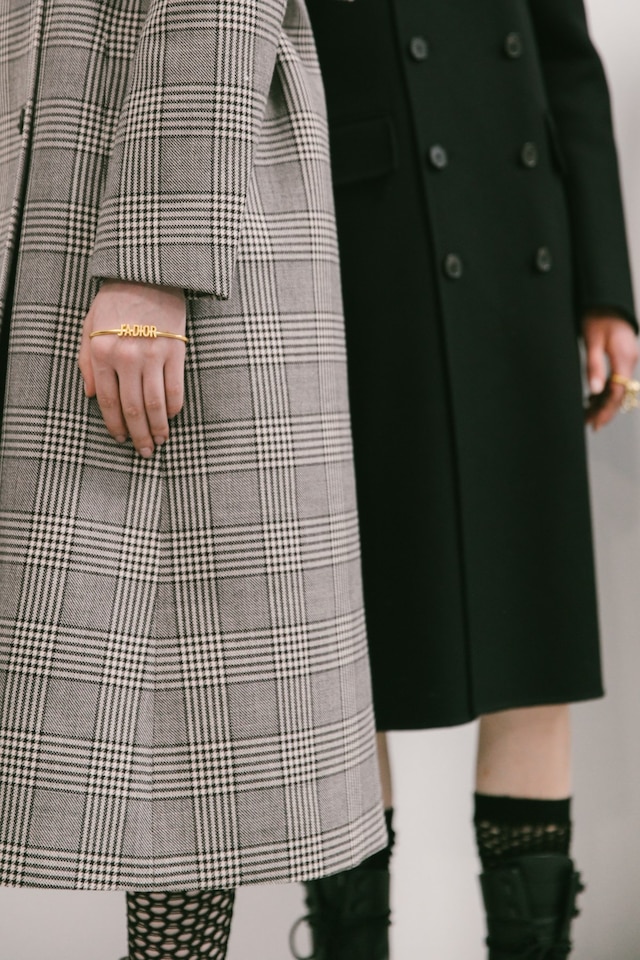Backstage at the AW20 Dior fashion show 15 14