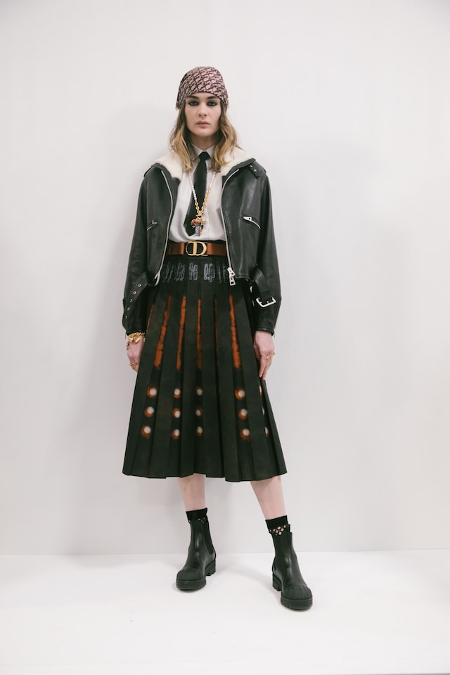 Backstage at the AW20 Dior fashion show 16 15