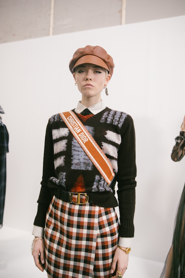 Backstage at the AW20 Dior fashion show 21 20