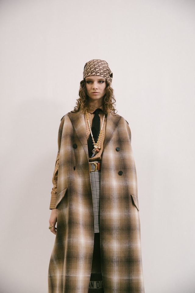 Backstage at the AW20 Dior fashion show 28 27