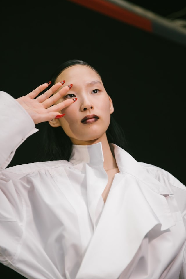 Backstage at the AW20 Mugler fashion show 7 6