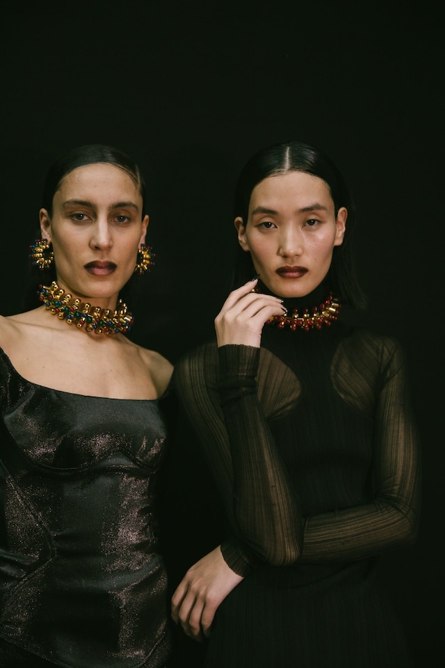 Backstage at the AW20 Mugler fashion show 17 16