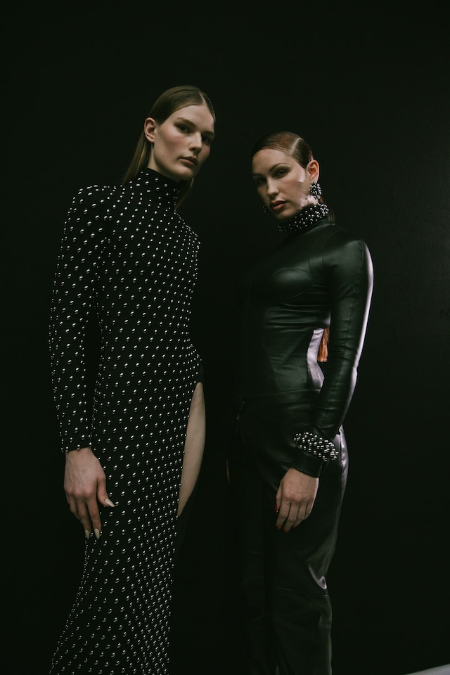 Backstage at the AW20 Mugler fashion show 18 17