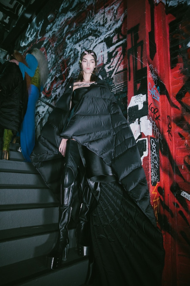 Backstage at the AW20 Rick Owens fashion show 5 4
