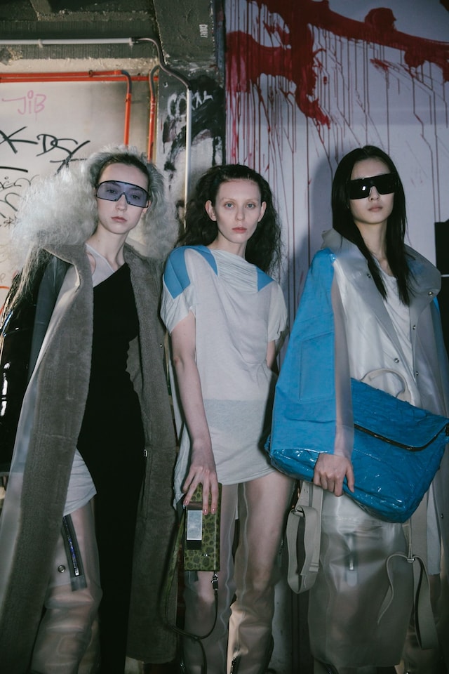 Backstage at the AW20 Rick Owens fashion show 11 10