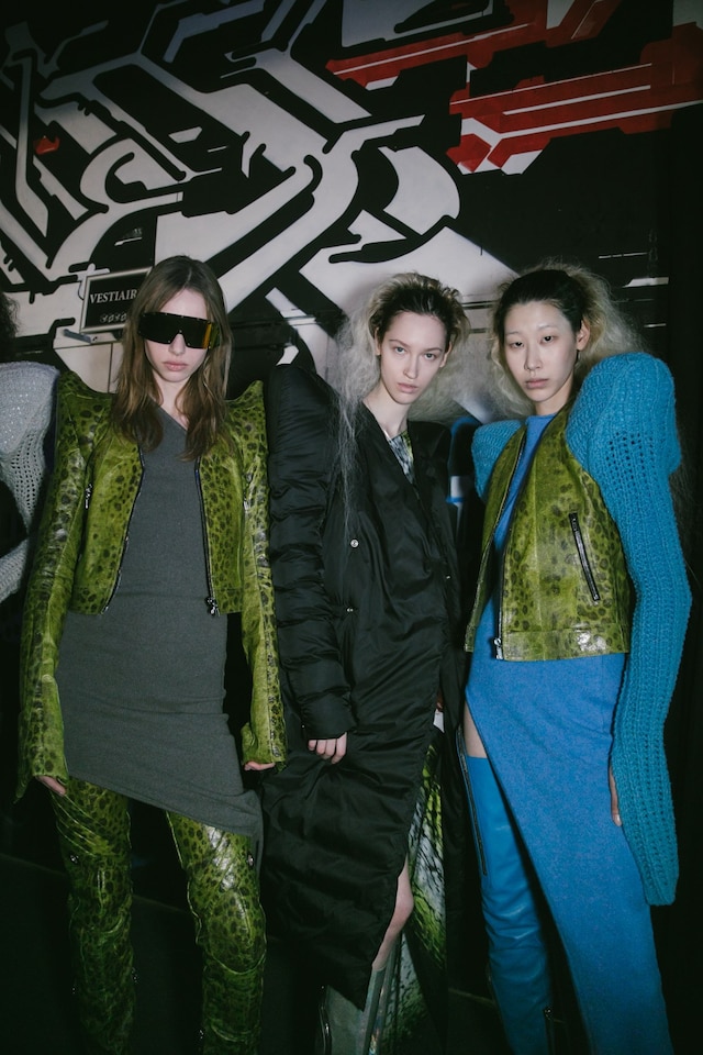 Backstage at the AW20 Rick Owens fashion show 12 11