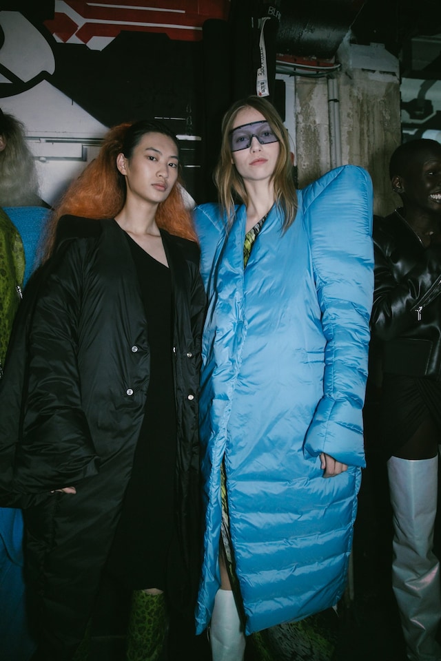 Backstage at the AW20 Rick Owens fashion show 21 20