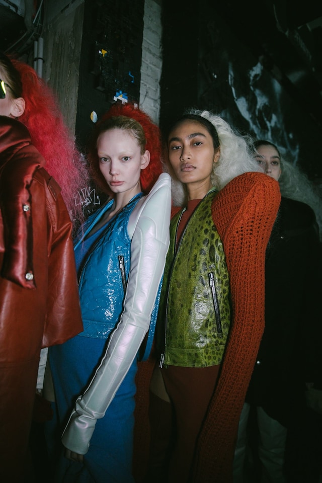 Backstage at the AW20 Rick Owens fashion show 23 22