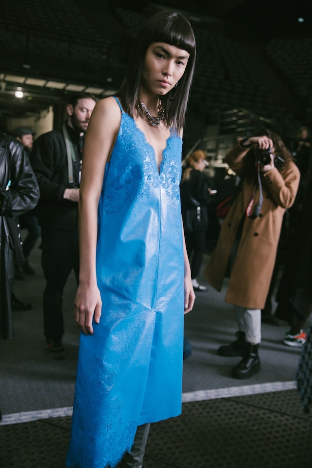 Backstage at the Off-White AW20 fashion show 14 13