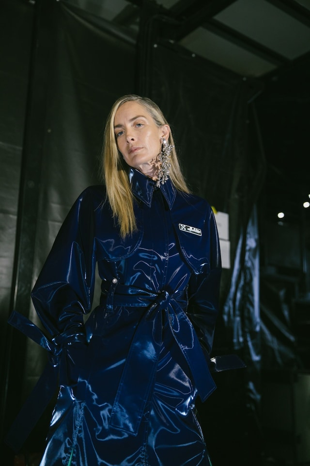 Backstage at the Off-White AW20 fashion show 15 14