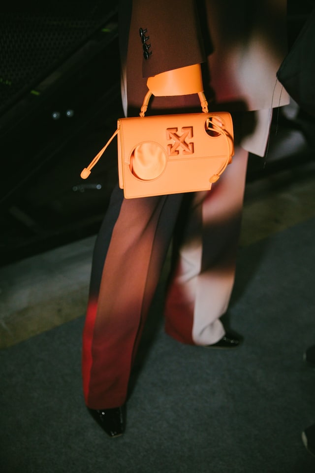 Backstage at the Off-White AW20 fashion show 18 17