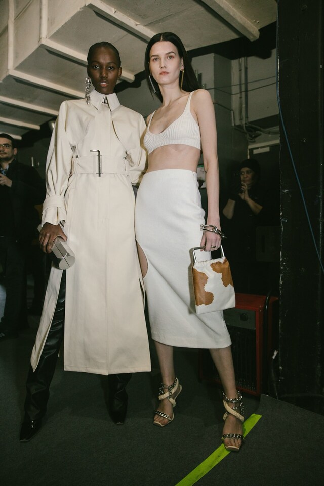 Backstage at the Off-White AW20 fashion show 21 20