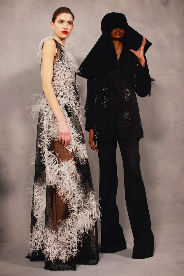 Backstage at the AW20 Givenchy fashion show 8 7