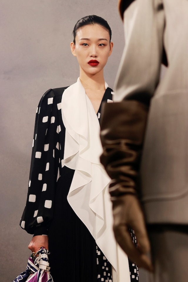 Backstage at the AW20 Givenchy fashion show 19 18
