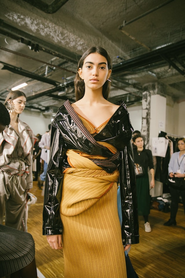 Backstage at the AW20 Y/Project fashion show 10 9