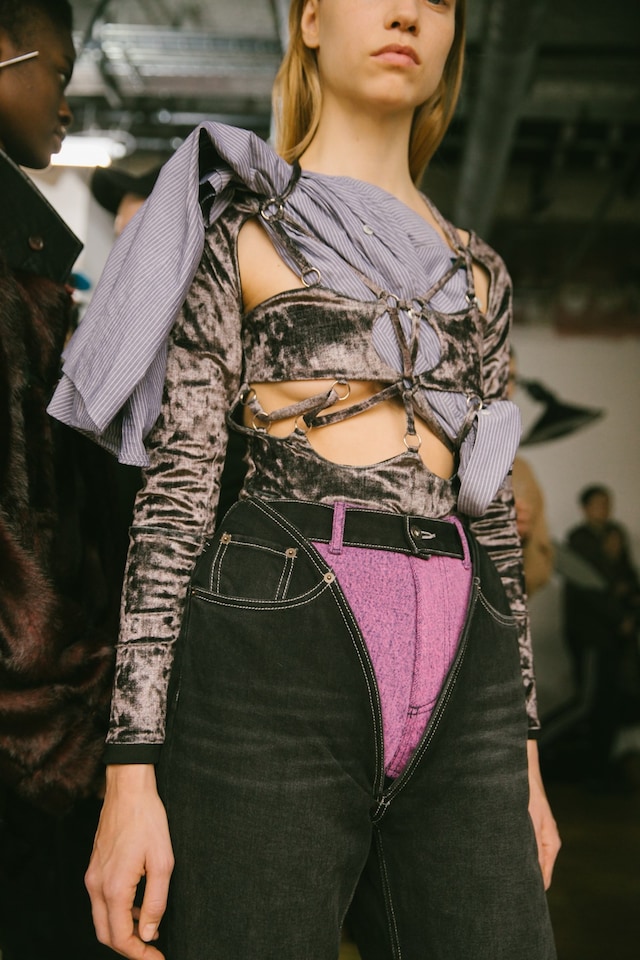 Backstage at the AW20 Y/Project fashion show 12 11