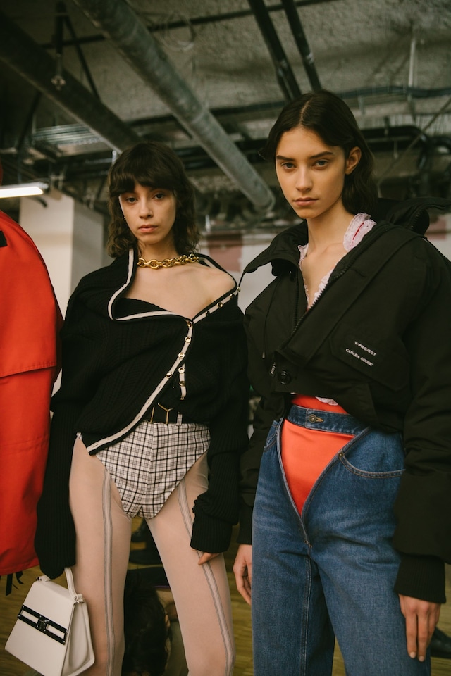 Backstage at the AW20 Y/Project fashion show 18 17