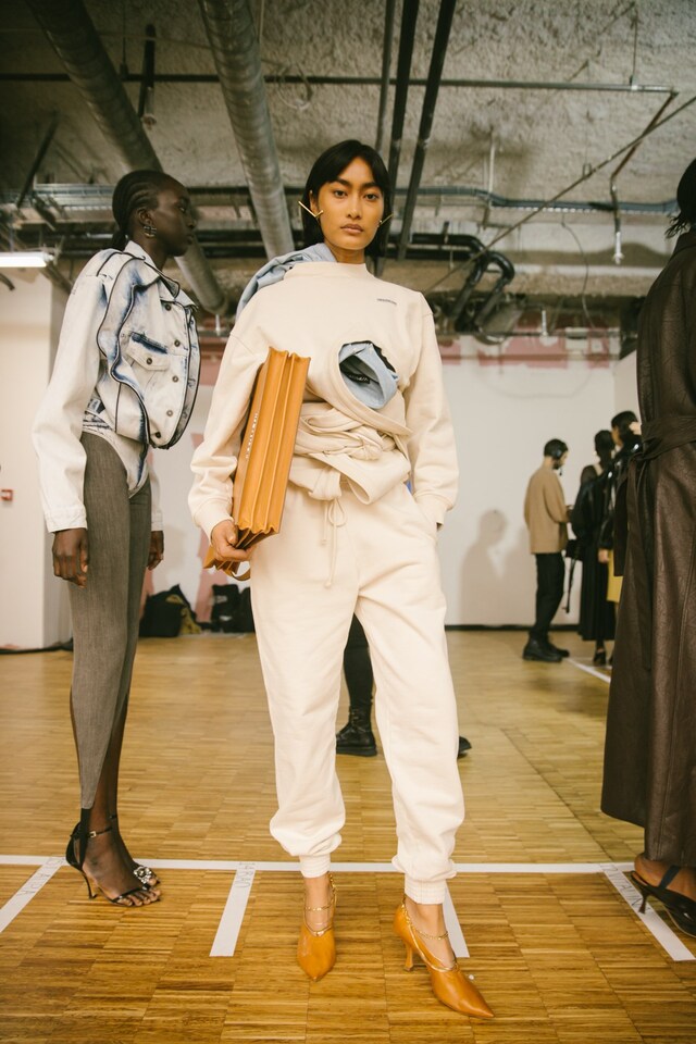 Backstage at the AW20 Y/Project fashion show 26 25