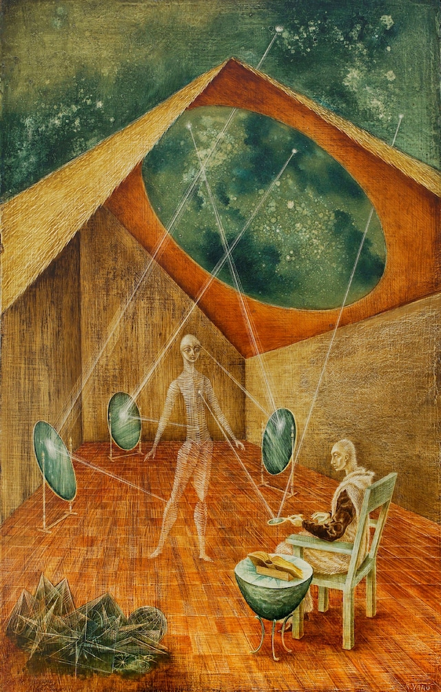 Remedios Varo “Creacion con rayos astrales” (1955) 1